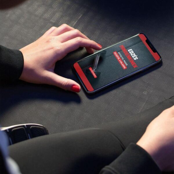 Gymtech Edzés Mindenkinek e-könyv – útmutató a tudatos izomépítéshez kezdőtől haladó szintig edzés közben