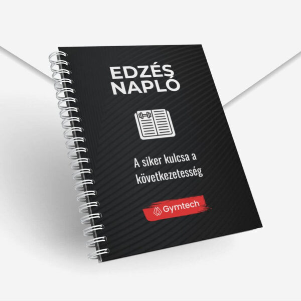 Gymtech edzésnapló – a tudatos fejlődés és következetes edzés eszköze oldalról
